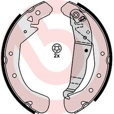 BREMBO Bremsbackensatz Hinterachse für OPEL