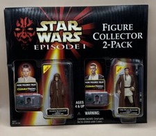 Star Wars Episode 1 Figure Collector 2 Pack Anakin Skywalker & Obi-Wan Brand New
