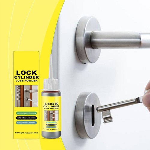 Graphite Lubricant -Lock Cylinder Lube Powder Lock Key Smooth Maintenance - Picture 2 of 19