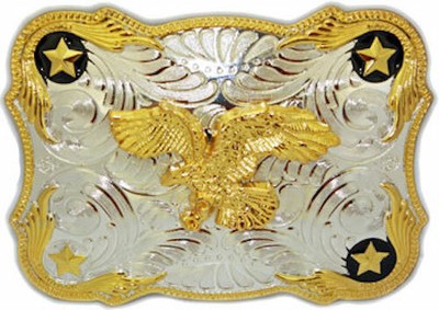 Oversize BIG American BALD EAGLE Belt Buckle Cowboy Rodeo Large Silver Gold ov8