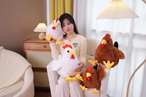 New Kids Toys Chick Plush Toy Hen Soft Pillow Stuffed Doll Children's Gift Toy - Picture 13 of 26