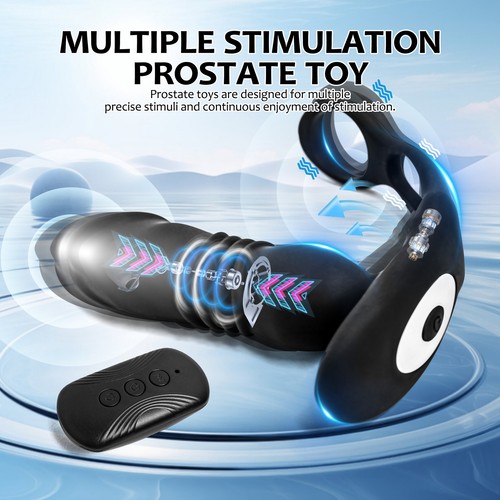 Analplug Anal Dildo Vibrator Prostata-Massagegeräte Sexspielzeug Männer Teleskop - Bild 10 von 24