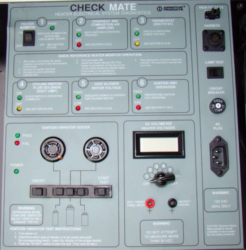 Airmotive Products Check Mate 9500 Heater Electrical System Diagnostics Unit - Picture 3 of 7