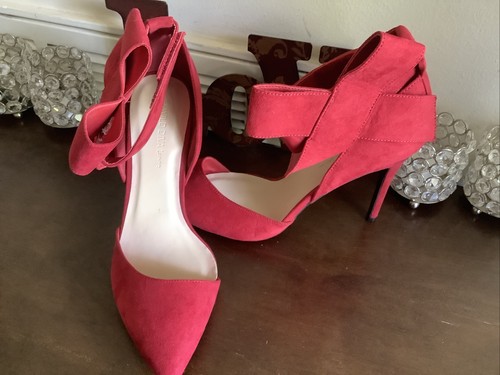 Wild Diva Lounge sexy Schleife Stiletto High Heels Farbe rot Damengröße 10 spitz - Bild 24 von 24
