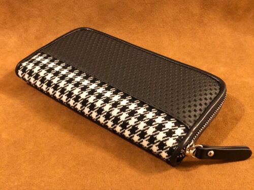 Classic Porsche "PEPITA" houndstooth wallet, limited edition handmade in Italy - Picture 3 of 12