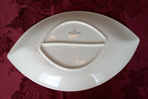 VILLEROY & BOCH WHITE 13 3/4" PALM GARDEN HOTEL PARTY PLATE NEW USED AS DISPLAY - Picture 7 of 9