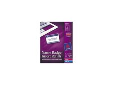 Avery Name Badge Insert Refills, 2.25" x 3.5", 400 Inserts (5390)