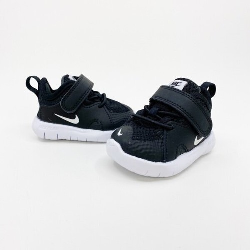 Nike Flex Contact 3 AR4155-001 Black White Baby Toddler Shoes Sneakers Size 2C - Picture 2 of 7