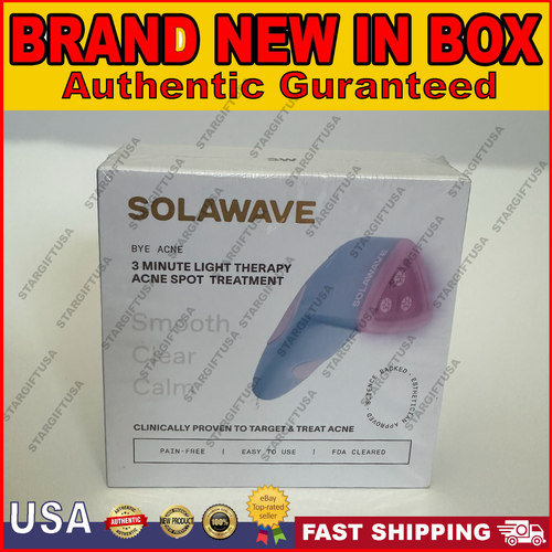 Solawave Bye Acne 3 Minute Light Therapy Spot Treatment Wand