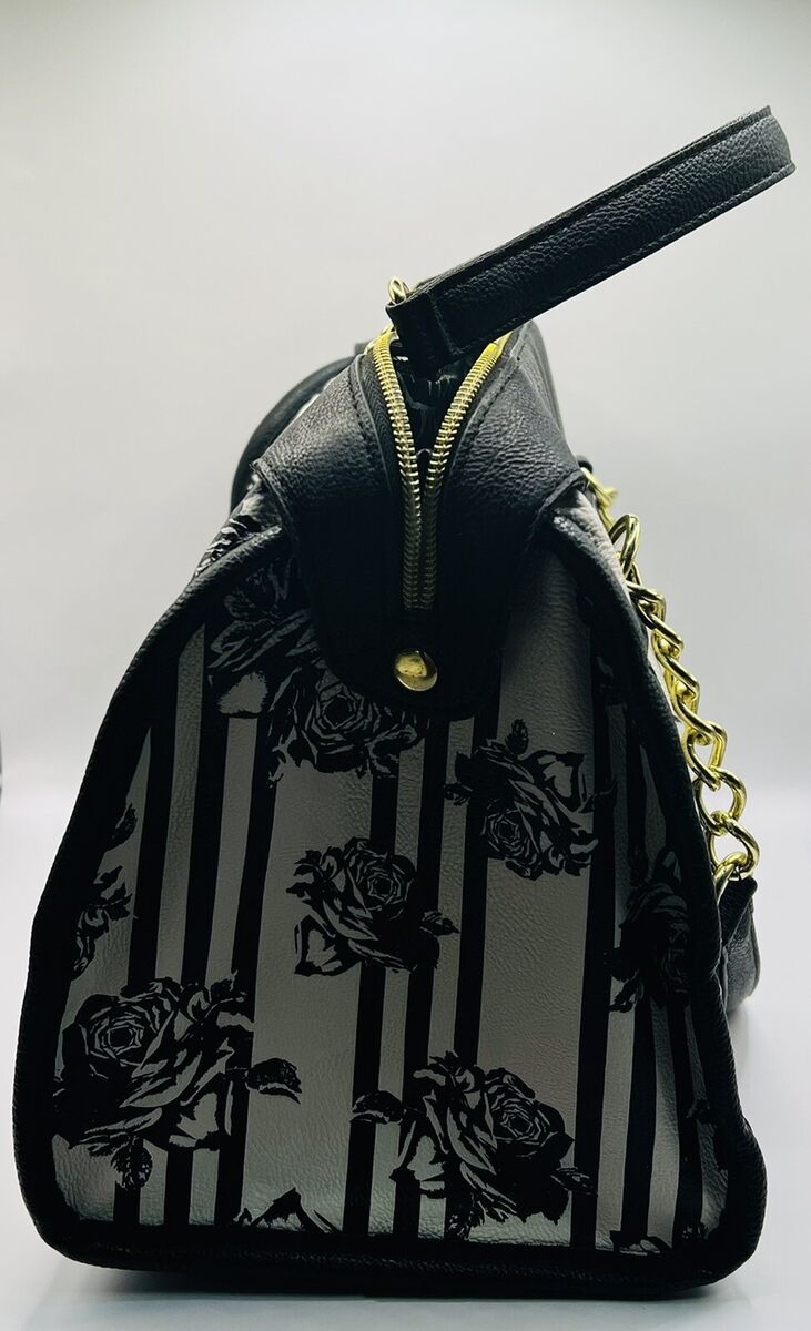 Black betsey johnson purse sale