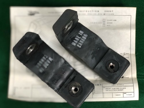 NOS 1974-77 74 75 76 Vega Accessory Front Bumper Guard Unit Pair 994652 - Picture 5 of 5