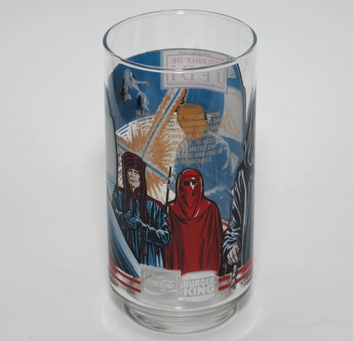 Star Wars El Retorno del Jedi 1983 Burger King Promo Coca Cola Vaso DE COLECCIÓN - Imagen 3 de 5