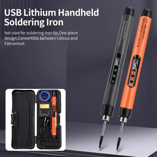 Type - C Rechargeable Digital Soldering Iron Kit - Wireless Welding Tool - Picture 2 of 11