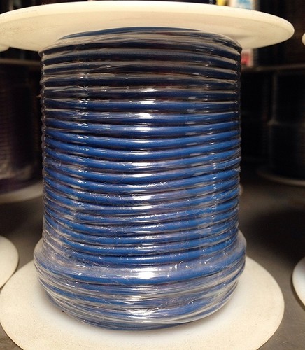 Carrete a granel calibre 16 100 pies, alambre de cobre varado de color azul (hecho en EE. UU.) - Imagen 3 de 3