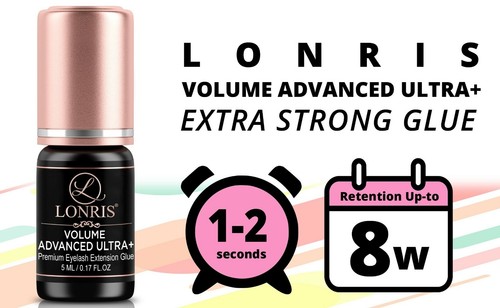 7-8 Weeks LONRIS Volume Advanced Eyelash Extension Glue 5g Professional Adhesive - Picture 3 of 12