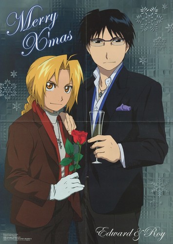 poster promo Fullmetal Alchemist Trinity Blood anime Edward Roy Abel Cain - Picture 2 of 2