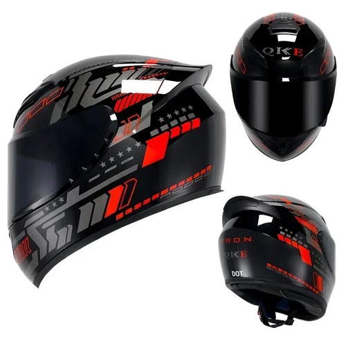 Motorcycle Helmet Racing Motocross Helmets Full Face Flip Up Moto Helmet - Picture 11 of 25