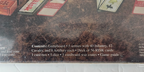 HASBRO GAMING RISIKO DAS SPIEL DER STRATEGISCHEN EROBERUNG BRETTSPIELE 2015 NEU - Bild 9 von 10