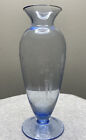 Collectible Vintage Etched Glass Tiki Vase Bamboo Design Tiki Hawaiian