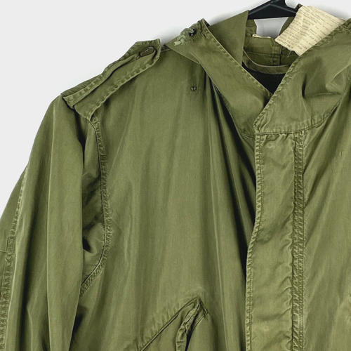VTG US Army M-1951 Fishtail Parka Shell M51 Korean War Military Jacket X Small - Picture 2 of 24