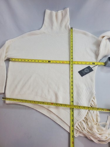 Vince Camuto women sweater 9251249 fall harmony antique white cotton 1X $129 - Picture 4 of 11