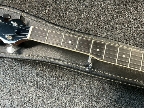 Washburn model B-10 5-string golden eagle resonator back banjo Japan made 1979 - Picture 2 of 20