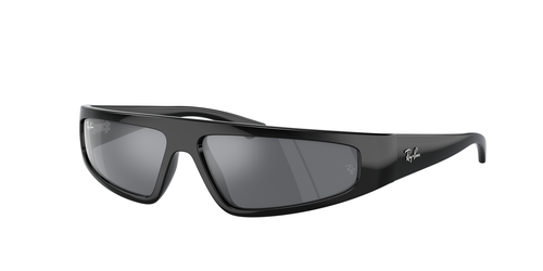 Ray-Ban Sonnenbrille RB4432 Izaz 66776V Schwarz Silber Mann Frau
