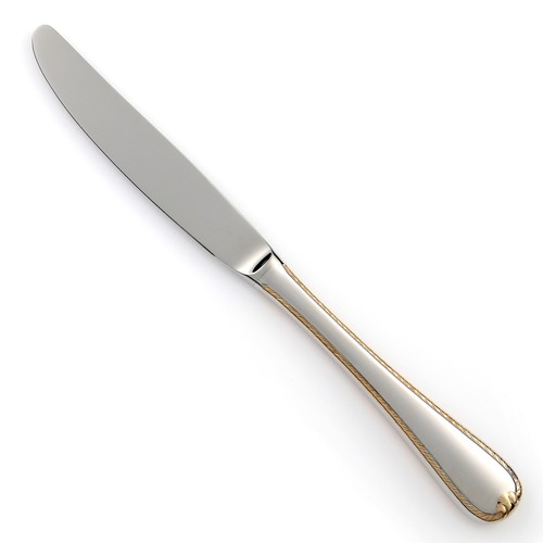 Gorham GOLDEN RIBBON EDGE Stainless 18/8 Gold Accent Silverware CHOICE Flatware - Picture 5 of 14