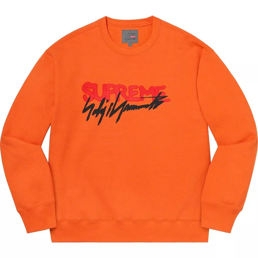 Supreme Yohji Yamamoto Crewneck Orange Medium F/W 20