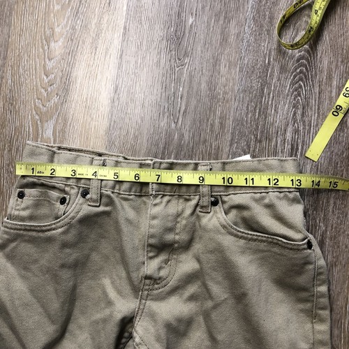 LEVI'S 511 Slim Low Rise Brown Denim Jeans Boy's Size W 26 L 26 12 R - Picture 9 of 11
