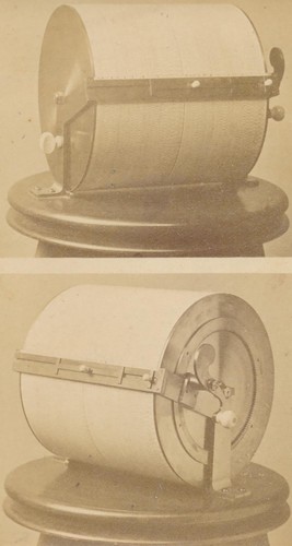 Antique CDV Patent? Photo Elizur Wright Inventor Cylindrical Slide Rule Boston - Picture 6 of 9