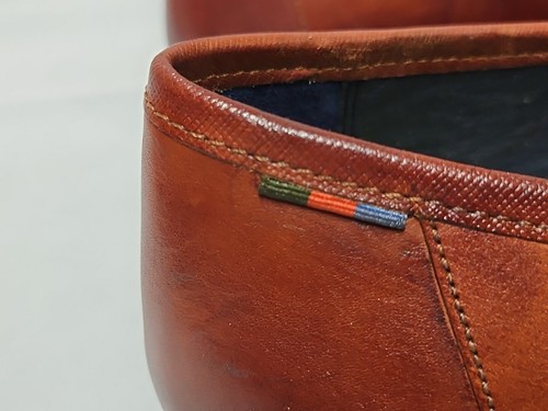 Ted Baker London "REOLE" Cognac Braun Leder Halbschuhe Slipper Herren Größe 11 Neu im Karton - Bild 8 von 24