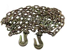1/4" X 12' FT G43 TRANSPORT TIE DOWN CHAIN TRUCK TRAILER TOW CHAIN BINDER CHAIN