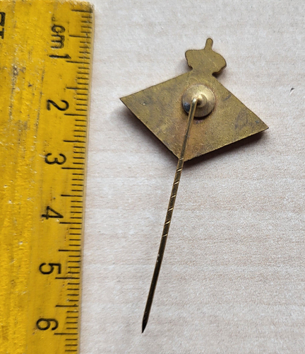 Pin insignia vintage esmaltada DRU Diepenbrock en Reigers Ulft Metal Company - Imagen 2 de 2