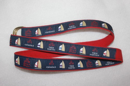 Leather Man Essex Ct Canada II Belt Canvas Loop KIDS Size XL - Picture 1 of 3