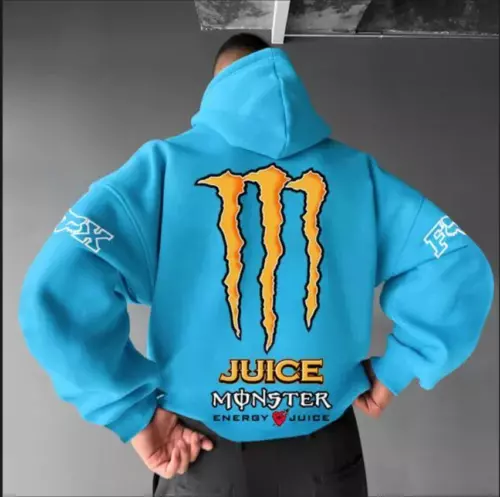 LO ÚLTIMO Para hombres Moda Monster Energy Suéter Traje de Sudadera Negro Diseño Multicolor - Imagen 19 de 31