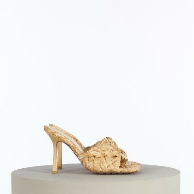 サンダル・ミュール Bottega Veneta SANDALO JACK IN RAFIA Bottega Veneta | Raffia Jack Slingback Sandal – Kirna Zabête