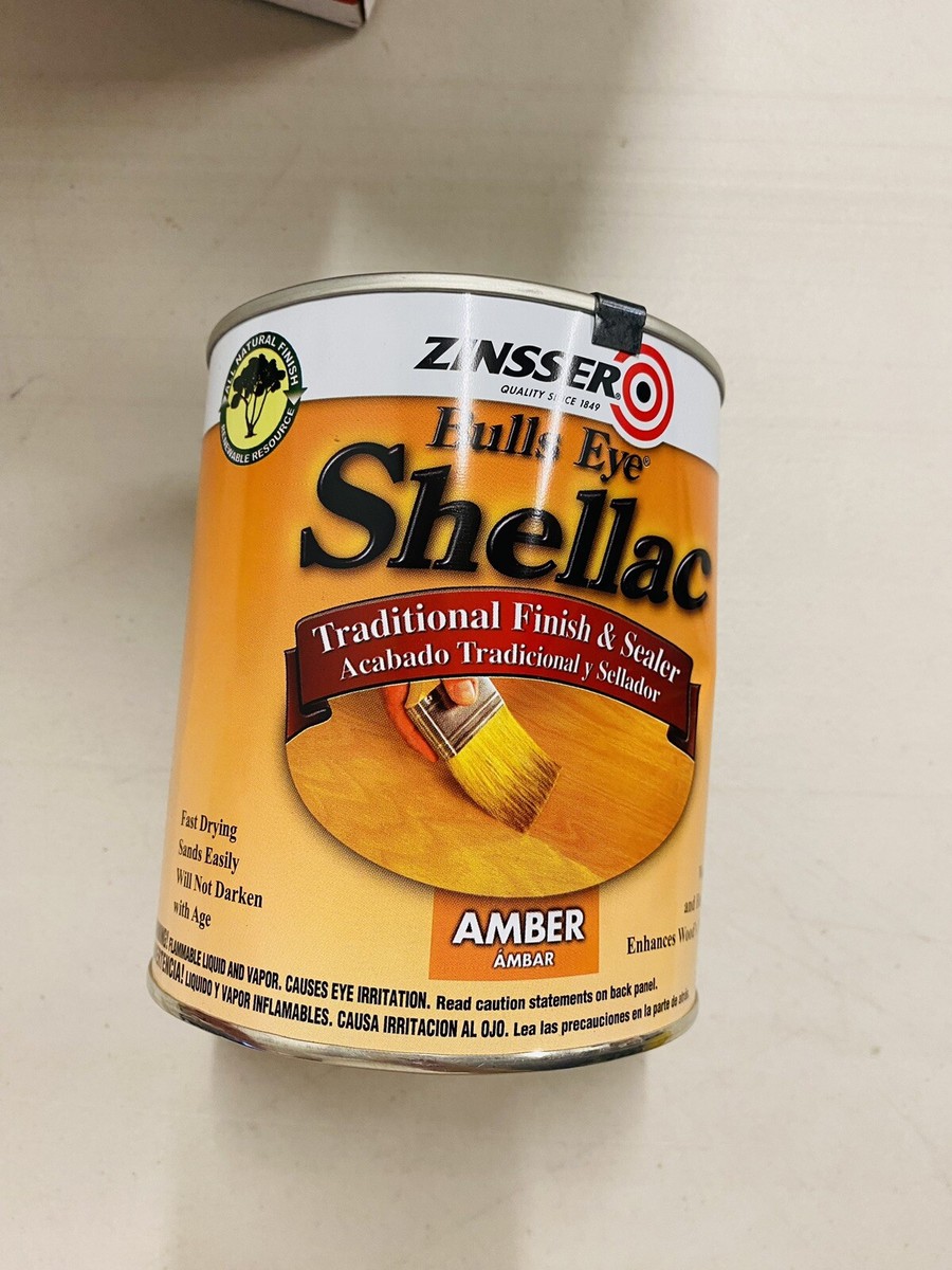 Rash★ Rust-Oleum Zinsser 704H Bulls Eye Shellac, Quart, Amber | eBay