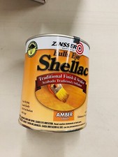 Rust-Oleum Zinsser 704H Bulls Eye Shellac, Quart, Amber