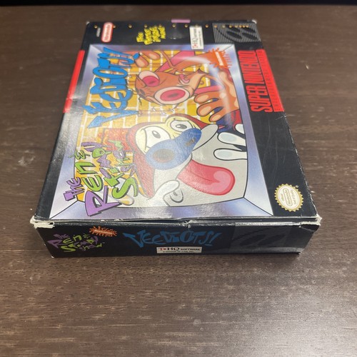 The Ren & Stimpy Show: Veediots! SNES Cart and Box No Manual - Picture 8 of 9