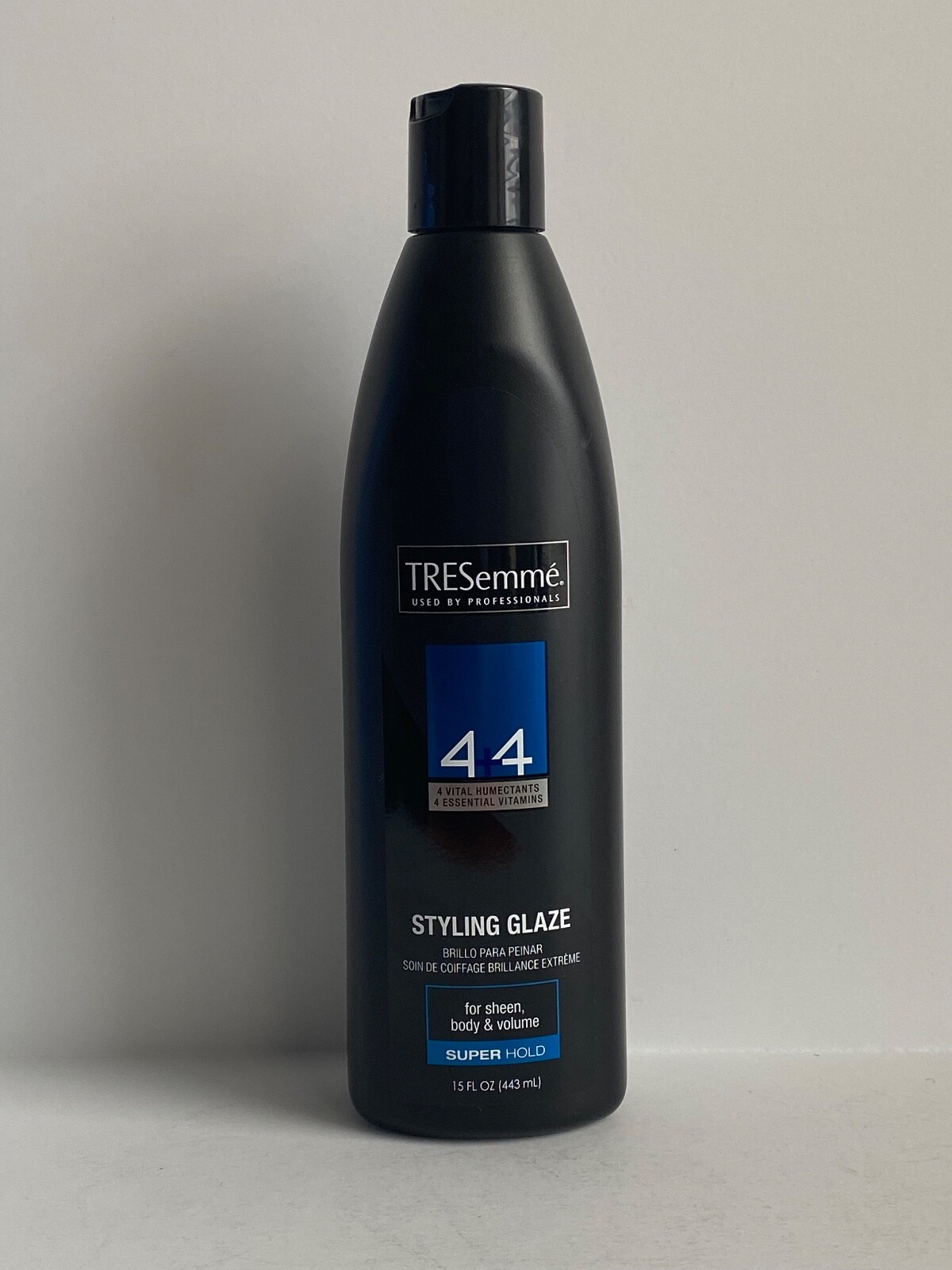TRESEMME 4 + 4 STYLING GLAZE FOR SHEEN BODY VOLUME SUPER HOLD 15 fl oz