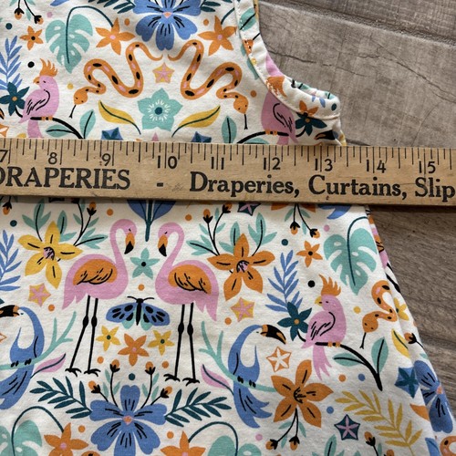 Hanna Andersson Floral Pink Flamingos Girls 6-7 - Picture 5 of 5