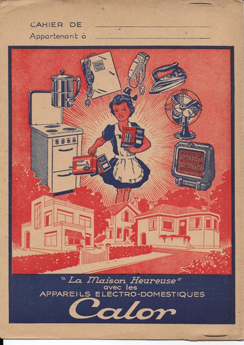 Lot buvards, protège-cahiers anciens publicité Chocolat, Maroquinerie