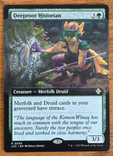 MTG Lost Caverns Of Ixalan Commander, Deeproot Historian - Extended Art