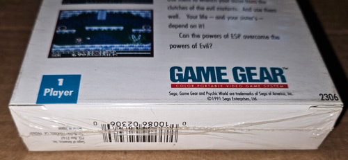 Sega Game Gear Psychic World Factory Sealed Box 1991 New Video Game - Picture 23 of 24