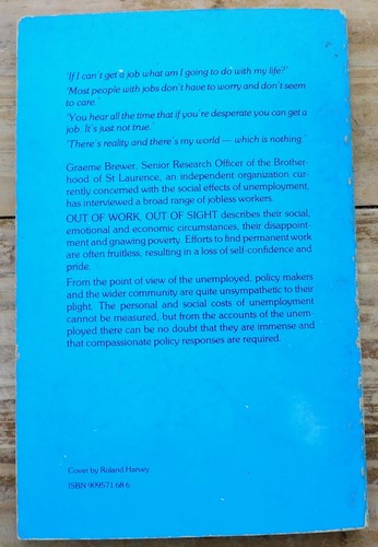 Out of Work, Out of Sight by Graeme Brewer, Brotherhood of St. Laurence 1980 - Picture 4 of 4