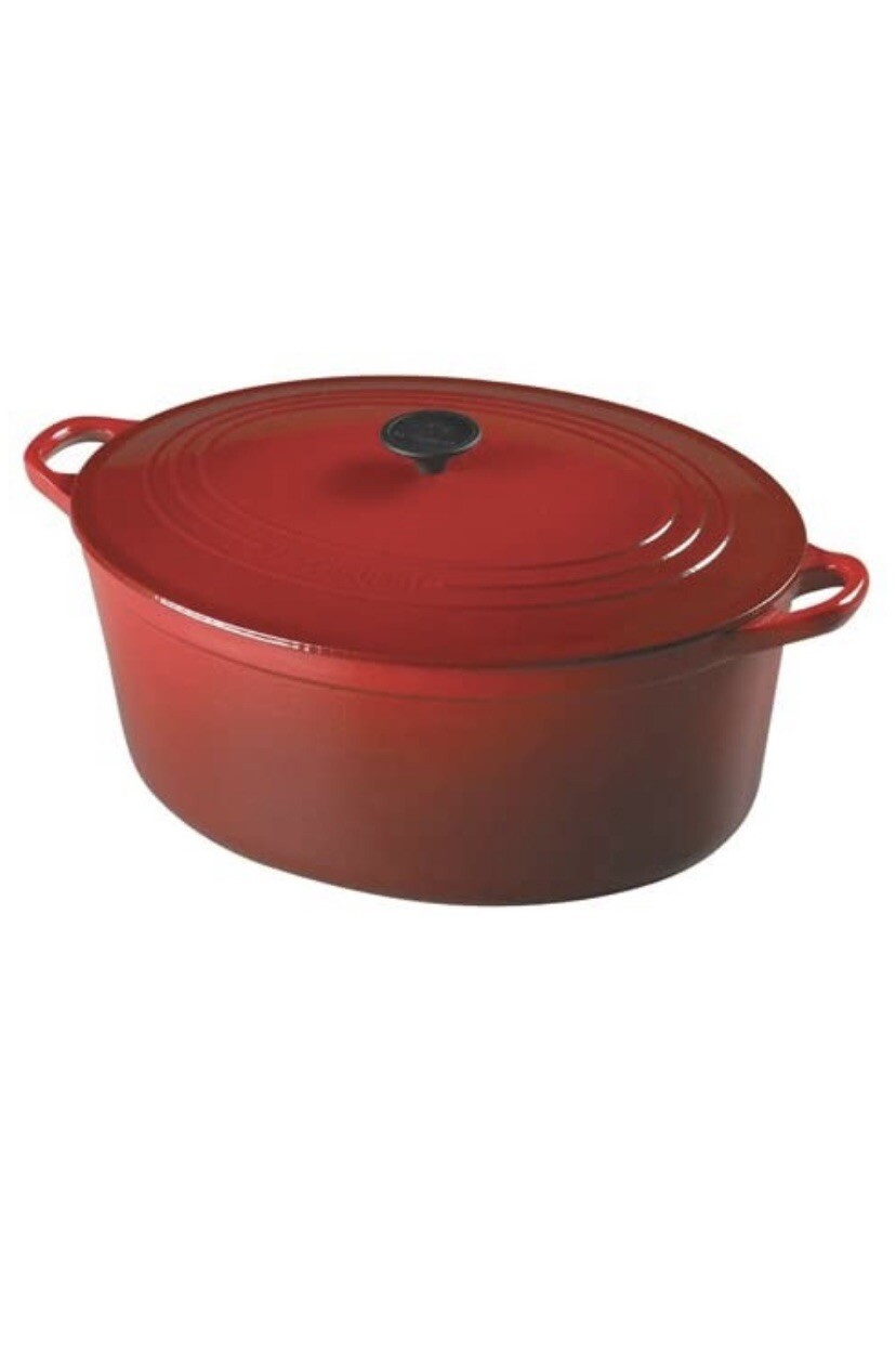 LE CREUSET 15.5 QT GOOSE Pot Cerise Cherry Red Classic Oval Dutch Oven
