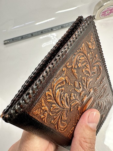 Spanish Leather Art Passport Wallet By J. De Pablo Blanco Tooled In Spain - Picture 11 of 23