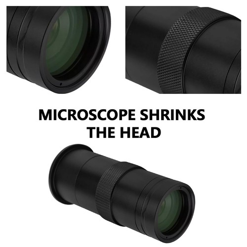 CCD Industrial Microscope Camera 8X-100X C Mount Lens 25mm Zoom Adjustable - Picture 3 of 15