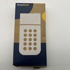 SimpliSafe SSKP3-W Keypad White Wireless Touch-to-Wake Smash Safe